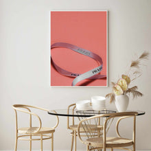 Load image into Gallery viewer, Designer Ribbon Orange | Framed Print