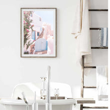 Load image into Gallery viewer, Greece Santorini Pink III | Framed Print