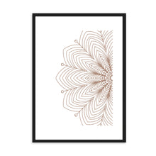 Load image into Gallery viewer, Mandala White | Framed Print