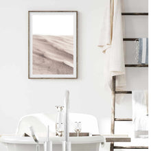 Load image into Gallery viewer, Neutral Aesthetic Sand Dune | Framed Print