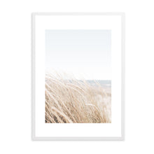 Load image into Gallery viewer, Coastal Pampas Beach | Framed Print