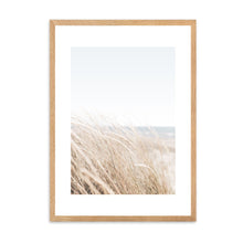 Load image into Gallery viewer, Coastal Pampas Beach | Framed Print