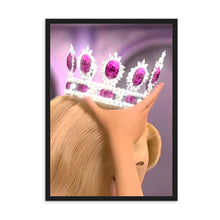Load image into Gallery viewer, Barbie Crown | Framed Print
