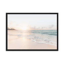 Load image into Gallery viewer, Pastel Ocean Landscape | Framed Print