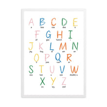 Load image into Gallery viewer, Alphabet Chart | Framed Print
