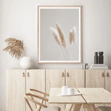 Load image into Gallery viewer, Neutral Aesthetic Pampas | Framed Print