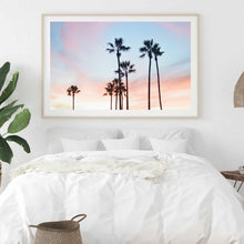 Load image into Gallery viewer, Sunset Palm Trees Landscape | Framed Print