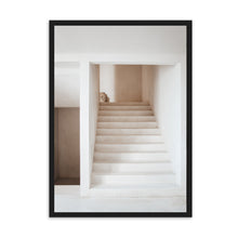 Load image into Gallery viewer, Neutral Aesthetic Stairs II | Framed Print
