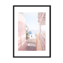 Load image into Gallery viewer, Greece Santorini Pink II | Framed Print