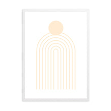 Load image into Gallery viewer, Matisse Rainbow Peach & White | Framed Print