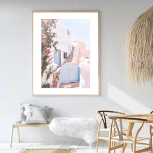 Load image into Gallery viewer, Greece Santorini Pink III | Framed Print