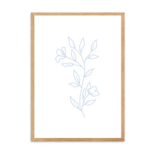 Load image into Gallery viewer, Matisse Flowers Blue & White | Framed Print