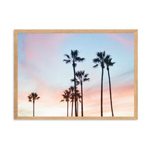 Load image into Gallery viewer, Sunset Palm Trees Landscape | Framed Print
