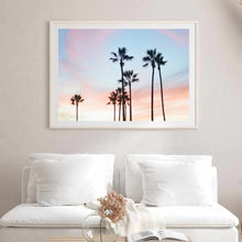 Load image into Gallery viewer, Sunset Palm Trees Landscape | Framed Print