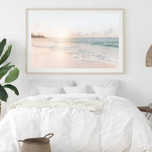 Load image into Gallery viewer, Pastel Ocean Landscape | Framed Print