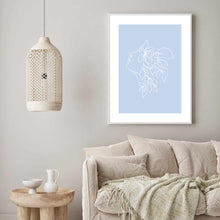 Load image into Gallery viewer, Matisse Flower Head Blue | Framed Print