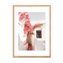 Load image into Gallery viewer, Greece Santorini Bougainvillaea I | Framed Print