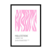 Load image into Gallery viewer, Gratitude Definition | Framed Print