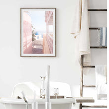 Load image into Gallery viewer, Greece Santorini Pink II | Framed Print