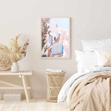 Load image into Gallery viewer, Greece Santorini Pink III | Framed Print