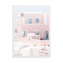 Load image into Gallery viewer, Greece Santorini Pink I | Framed Print