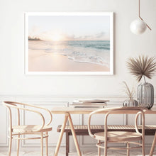 Load image into Gallery viewer, Pastel Ocean Landscape | Framed Print