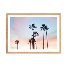 Load image into Gallery viewer, Sunset Palm Trees Landscape | Framed Print