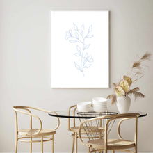 Load image into Gallery viewer, Matisse Flowers Blue & White | Framed Print