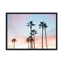 Load image into Gallery viewer, Sunset Palm Trees Landscape | Framed Print