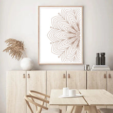 Load image into Gallery viewer, Mandala White | Framed Print