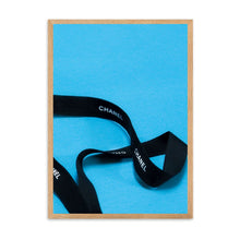 Load image into Gallery viewer, Designer Ribbon Blue | Framed Print
