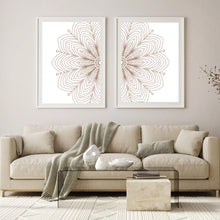 Load image into Gallery viewer, Mandala White | Framed Print