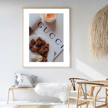 Load image into Gallery viewer, Chocolate & Candles | Framed Print