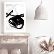 Load image into Gallery viewer, Designer Ribbon Black | Framed Print