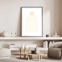 Load image into Gallery viewer, Matisse Rainbow Peach & White | Framed Print