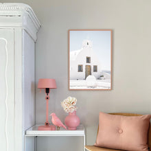 Load image into Gallery viewer, Greece White Church | Framed Print