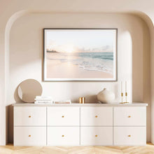 Load image into Gallery viewer, Pastel Ocean Landscape | Framed Print