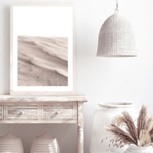 Load image into Gallery viewer, Neutral Aesthetic Sand Dune | Framed Print