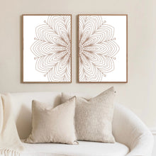 Load image into Gallery viewer, Mandala White | Framed Print