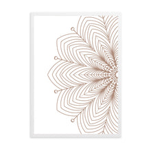 Load image into Gallery viewer, Mandala White | Framed Print