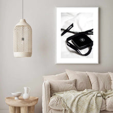 Load image into Gallery viewer, Designer Ribbon Black | Framed Print