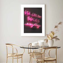 Load image into Gallery viewer, Ice Cream Solves Everything | Art Print