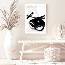 Load image into Gallery viewer, Designer Ribbon Black | Framed Print