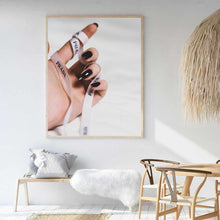 Load image into Gallery viewer, Designer Ribbon White | Framed Print