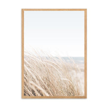 Load image into Gallery viewer, Coastal Pampas Beach | Framed Print