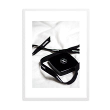 Load image into Gallery viewer, Designer Ribbon Black | Framed Print