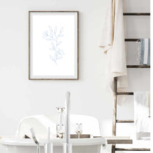 Load image into Gallery viewer, Matisse Flowers Blue & White | Framed Print