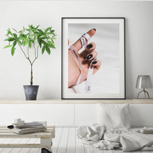 Load image into Gallery viewer, Designer Ribbon White | Framed Print