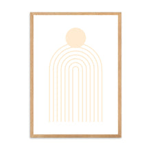 Load image into Gallery viewer, Matisse Rainbow Peach & White | Framed Print