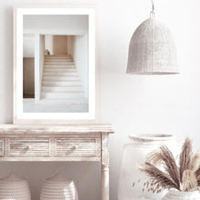 Load image into Gallery viewer, Neutral Aesthetic Stairs II | Framed Print